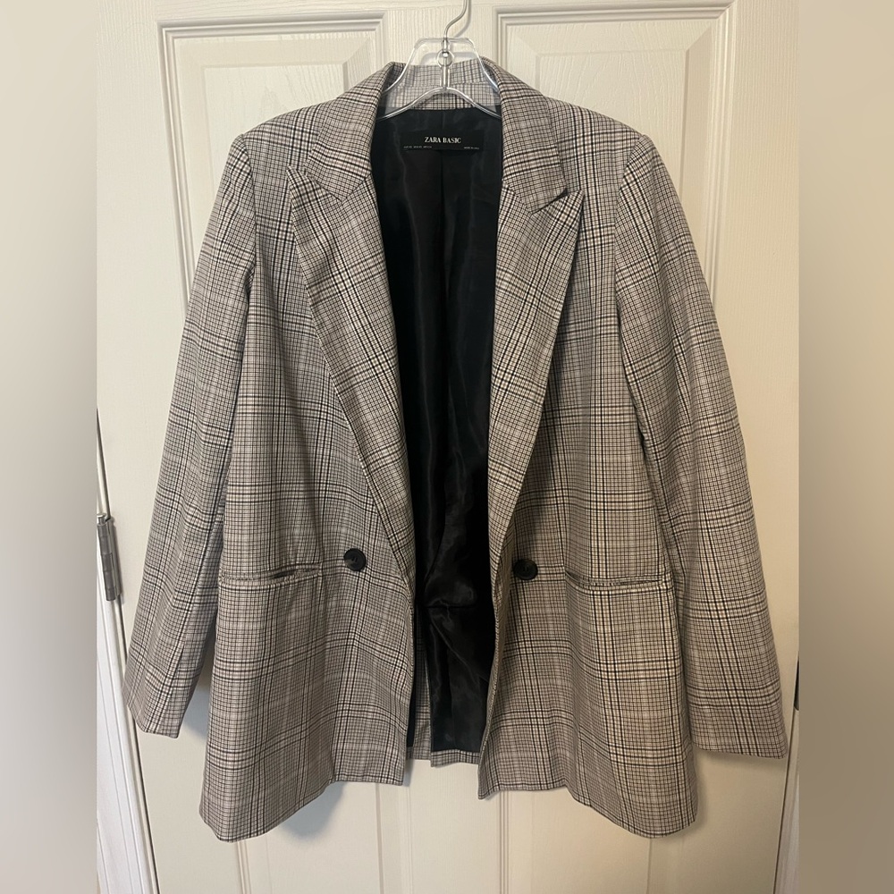 Plaid Zara Blazer